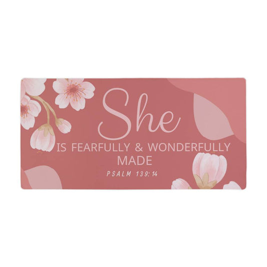 "She is" (Desk Mat)